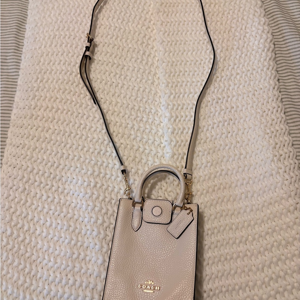 Coach Beige Crossbody Bag